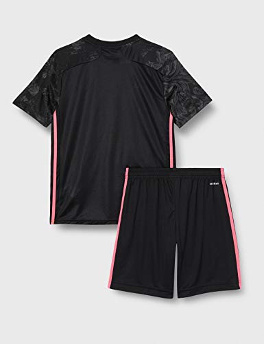 adidas Madrid Temporada 2020/21 Real 3 Y Kit Conjunto Tercera equipación, Niño, Negro, 140