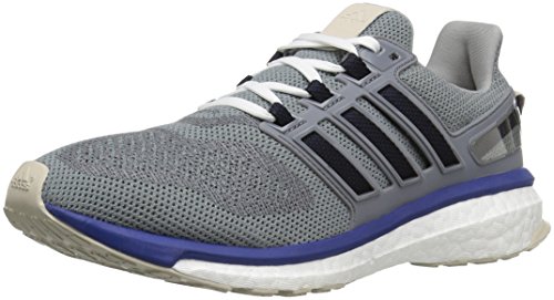 adidas Men's Energy Boost 3 M Running Shoe, Mid Grey/Unity Ink/Vapour Green Fabric, 7 M US