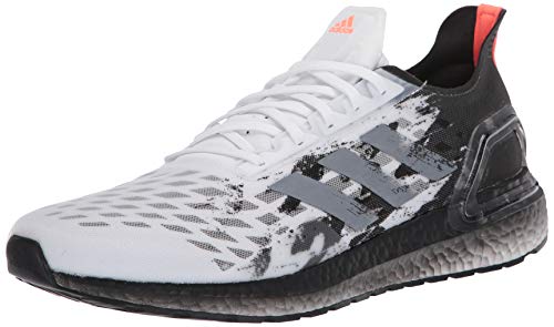 adidas Men's Ultraboost PB Sneaker, White/Grey/Black, 12.5 M US