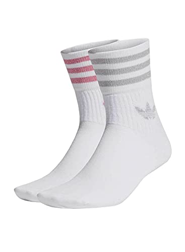 adidas Mid Cut GLT SCK Guantes para ocasiones especiales, Blanco/Grey Two/Rose Tone, XS para Mujer