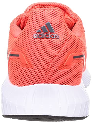 adidas Runfalcon 2.0, Road Running Shoe Hombre, Solar Red/Carbon/Grey, 43 1/3 EU