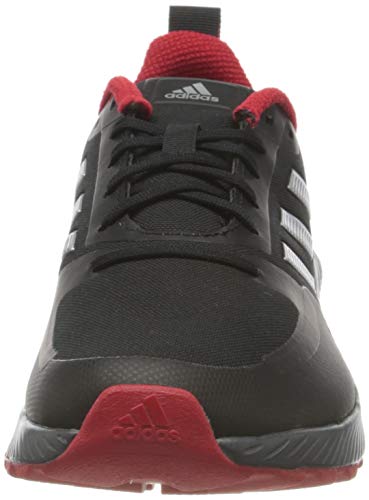 adidas Runfalcon 2.0 TR, Road Running Shoe Hombre, Core Black/Silver Metallic/Grey, 44 EU