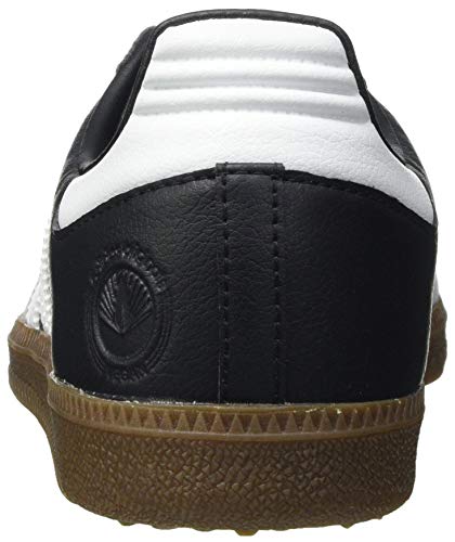adidas Samba Vegan, Sneaker Hombre, Footwear White/Core Black/Gum, 44 EU
