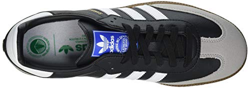 adidas Samba Vegan, Sneaker Hombre, Footwear White/Core Black/Gum, 44 EU