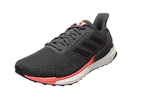 Adidas Solar Boost 19 M, Zapatillas Running Hombre, Gris (Grey Six/Core Black/Signal Coral), 42 2/3 EU