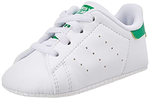 adidas Stan Smith Crib, Sneaker Unisex bebé, Footwear White/Footwear White/Footwear White, 21 EU