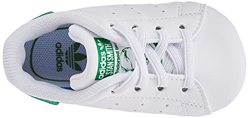 adidas Stan Smith Crib, Sneaker Unisex bebé, Footwear White/Footwear White/Footwear White, 21 EU