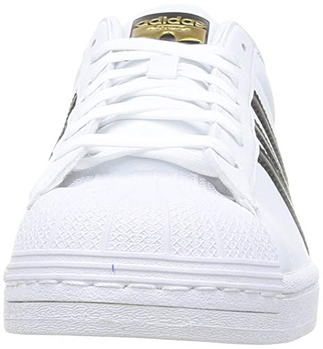 adidas Superstar Vegan, Sneaker Hombre, Footwear White/Core Black/Green, 40 EU