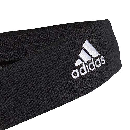 Adidas Tennis Headband Head Band, Unisex Adulto, Black/White, OSFM