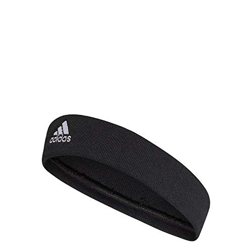adidas Tennis Headband Head Band, Unisex Adulto, Black/White, OSFY