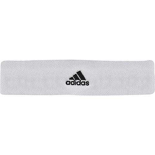 adidas Tennis Headband Head Band, Unisex Adulto, White/Black, OSFM