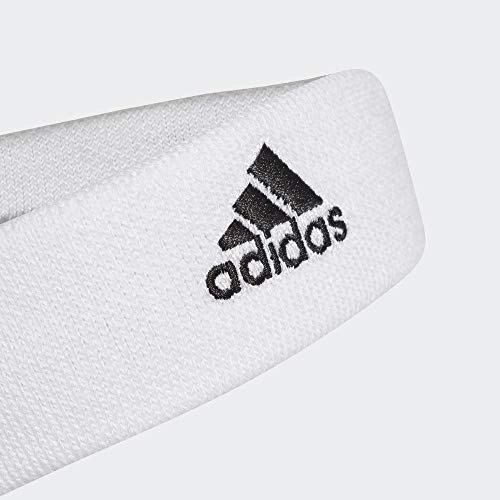 Adidas Tennis Headband Head Band, Unisex Adulto, White/Black, OSFY