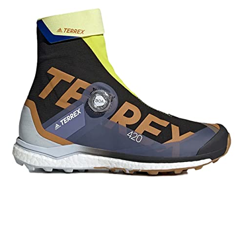ADIDAS Terrex Agravic Pro Zapatillas de Trail Running para Hombre Negro Azul Amarillo 43 1/3 EU