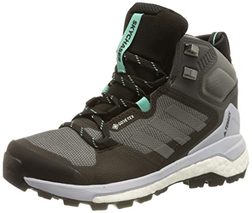 adidas Terrex Skychaser 2 Mid GTX W, Zapatillas para Carreras de montaa Mujer, Grey Six Grey Four Halo Silver, 39 1/3 EU