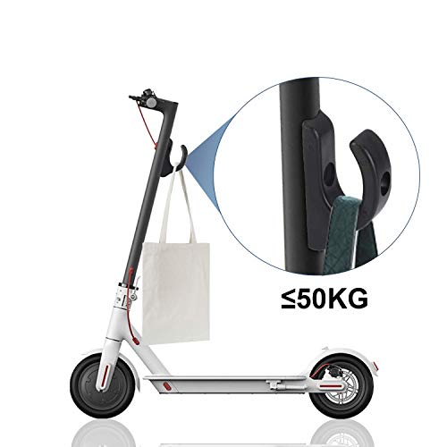 AGPTEK 7 Piezas Accesorio Repuesto de Scooter para Xiaomi M365/Pro, Soporte del Guardabarros Trasero, Smortiguadores de Goma, Ganchos, Cubierta de Instrumentos, Pegatinas Reflectantes