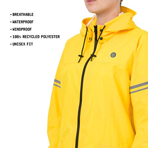 AGU Essential Original - Traje de lluvia para hombre y mujer, impermeable y resistente al viento, reflectante, 100% poliéster reciclado, unisex