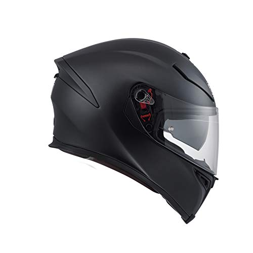 AGV 0041A4MY_003_ML K5 S Solid Casco Moto Integral, Negro Mate, ML