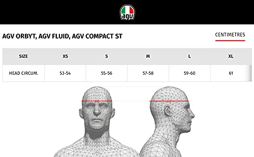 AGV Abierto E2205 Orbyt Solid Casco Moto Jet, Hombre, Blanco Perla, M