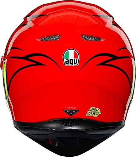 AGV K3SV Casco Integral, Adultos Unisex, Rojo, Medium