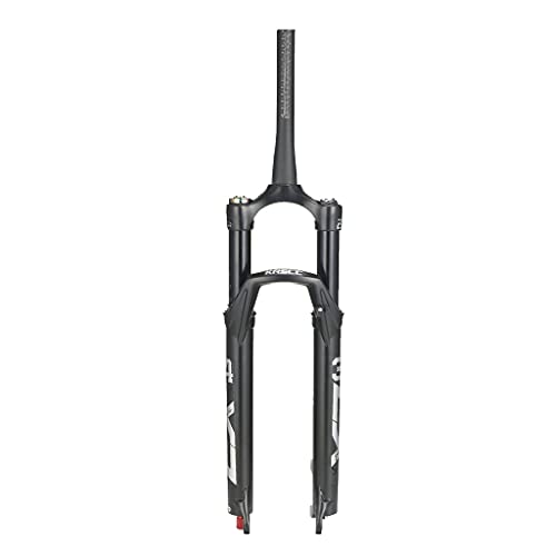 aiNPCde Bicicleta Montaña Horquillas Delanteras MTB 26 27,5 29 Pulgadas Recorrido 120 mm (Φ34 Mm), 1-1/8" Ligero Freno Disco Horquilla Suspensión Bicicleta Aire, para Llantas de 1.5-2.45"