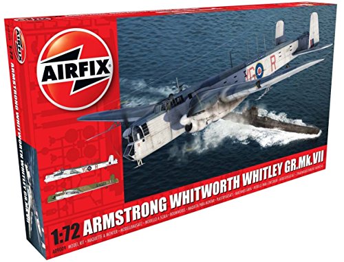 Airfix Armstrong Whitworth Whitley MK VII 1: 72 Militar Aviones Kit de plástico Modelo Escala (Hornby A09009)
