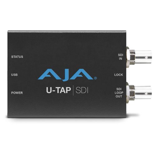 AJA U-Tap SDI USB 3.0 Dispositivo para capturar Video - Capturadora de vídeo (240p,360p,480p,525i,540p,576p,625i,720p,1080i,1080p, 48 kHz, 24 Kbit/s, 200 g, 103 mm, 61 mm)