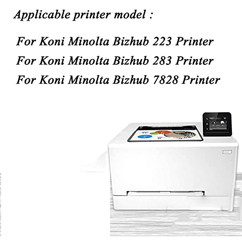 AKAK Cartucho de tóner Compatible Reemplazar para KONICA MINOLTA BIZHUB TN 217 para KONICA MINOLTA BIZHUB 223 283 7828 Impresora, Suministros administrativos Compatibilid Black