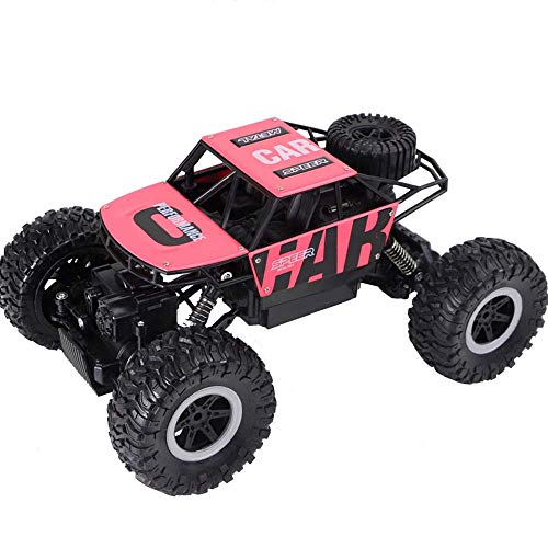 All-Terrain Alloy RC Auto Off-Road Vehicle Charging Four-Wheel Drive Bigfoot RC Buggy Children's Boy Model Toy Children's Adult Best Gift (Color : Red) (Green)