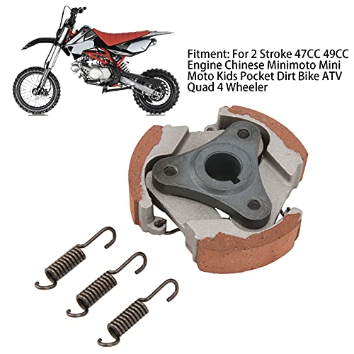 Almohadilla de embrague ATV con 3 resortes de repuesto para motor de 2 tiempos 47CC 49CC chino Minimoto Pocket Dirt Bike Quad