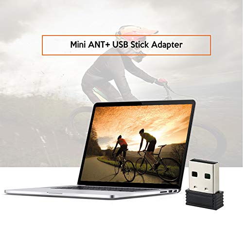 Alomejor Mini Ant USB Bike Adapter Transmisión De Velocidad Wireless Wired Sensors para Garmin Zwift Wahoo Bkool(Wireless)