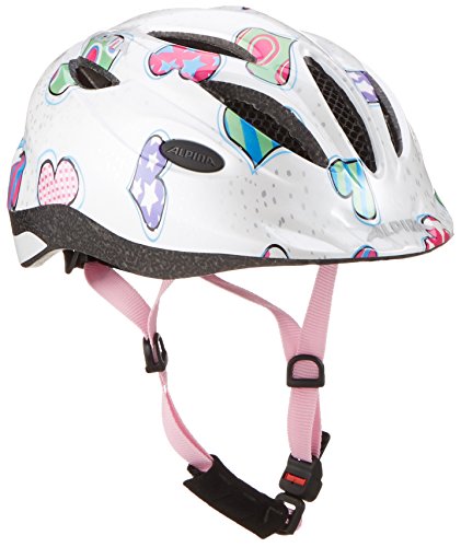 ALPINA Fahrradhelm Gamma 2.0 Casco, Infantil, Corazones, 51-56 cm