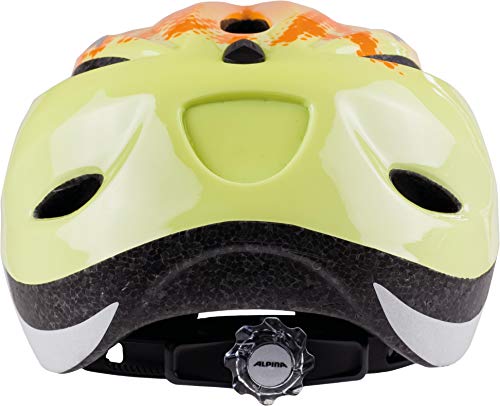 ALPINA Gamma 2.0 Casco de Bicicleta, Niñas, Naranja y Amarillo, 46-51 cm