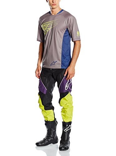 Alpinestar Cycling Pantalón de Moto A-Line Viola/Giallo W28