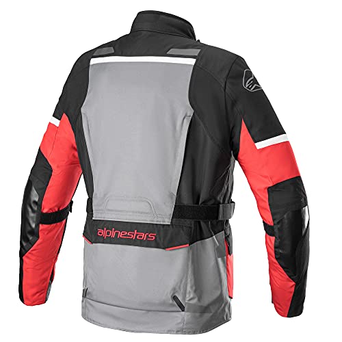 Alpinestars Andes V3 DryStar - Chaqueta de moto para hombre, color gris, negro y rojo, talla M