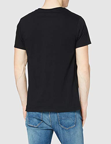 Alpinestars - Camiseta con Cuello Redondo de Manga Corta para Hombre, Color Blanco (Black/White), Talla X-Large