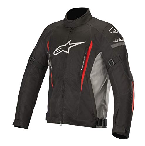 Alpinestars Chaqueta moto Gunner V2 Wp Jacket Black Gray Red, Negro/Gris/Rojo, XXL