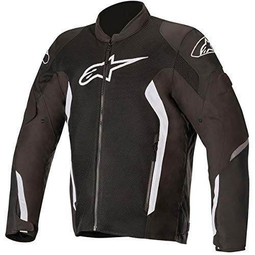 Alpinestars Chaqueta moto Viper V2 Air Jacket Black White, Negro/Blanco, XXL