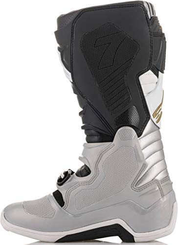 Alpinestars Crosslaarzen Tech 7 Black/Grey/White-42 (EU)