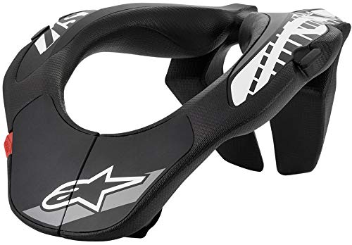 Alpinestars Cuellera Mx Niño 2018 Support Negro-Blanco (Default, Negro)