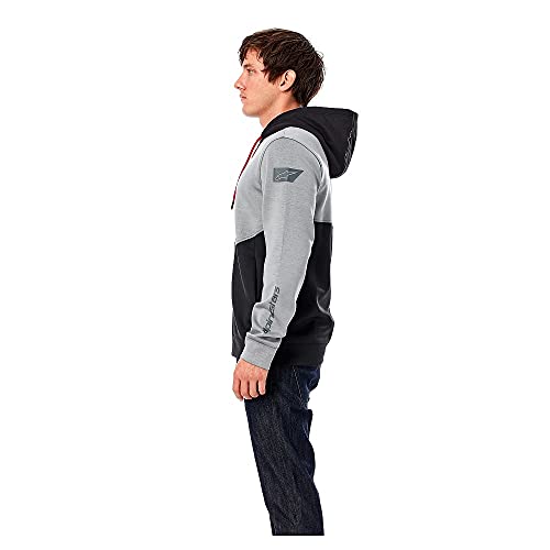 Alpinestars, Exotech Tech Hoodie , Sudadera, Brezo Gris, L, Hombre