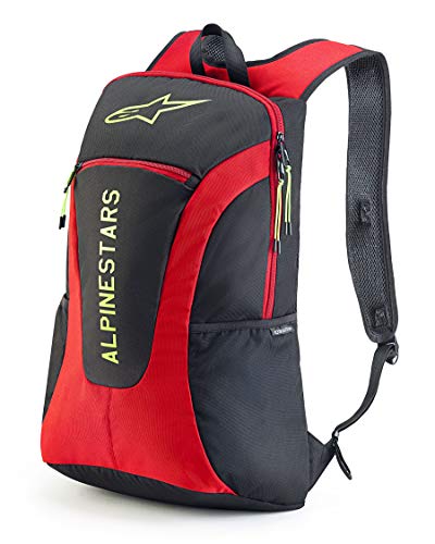 Alpinestars GFX Mochila, Unisex Adulto, Negro/Red/Hi Vis Amarillo, OS