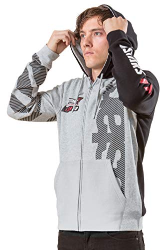 Alpinestars Hombre Fan Club Sudadera Not Applicable, Brezo Gris/Negro, XX-Large (Tamaño del Fabricante: XX-Large)