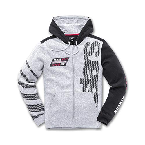 Alpinestars Hombre Fan Club Sudadera Not Applicable, Brezo Gris/Negro, XX-Large (Tamaño del Fabricante: XX-Large)