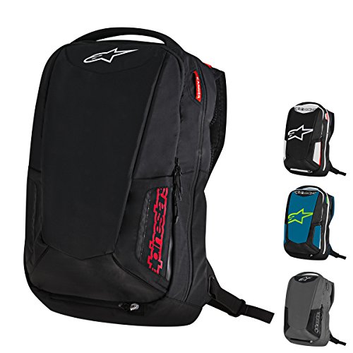 Alpinestars Mochila de 25 litros Negra y roja City Hunter