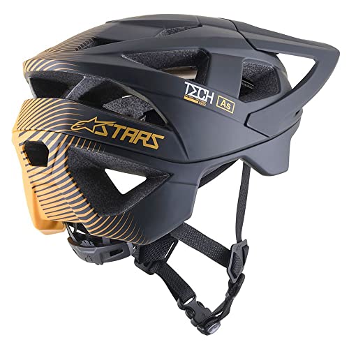 Alpinestars Vector Pro A2 Helmet Cascos, Unisex, ébano Mate/Mandarina, L