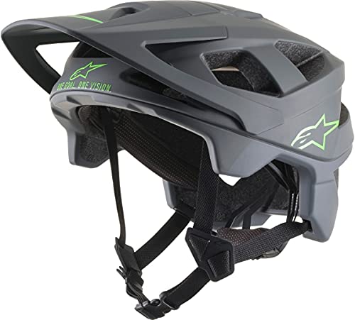 Alpinestars Vector Pro Helmet Dark Gray Matt Cascos, Unisex, Atom Gris Oscuro Cool, S