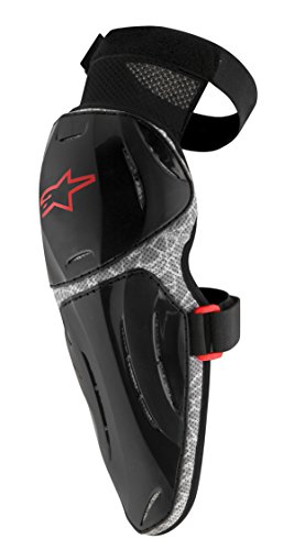 Alpinestars Youth Vapor Pro - Rodillera (Talla única), Color Negro y Gris