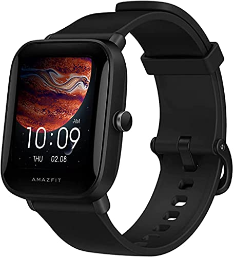 Amazfit Bip U Pro Smart Watch Reloj Inteligente con GPS Incorporado 60+ Modos Deportivos 5 ATM Fitness Tracker Oxígeno en Sangre Frecuencia cardíaca Monitor de sueño 1.43 Pantalla táctil