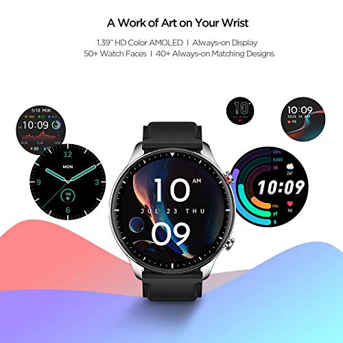 Amazfit Stainless Watch, Unisex-Adult