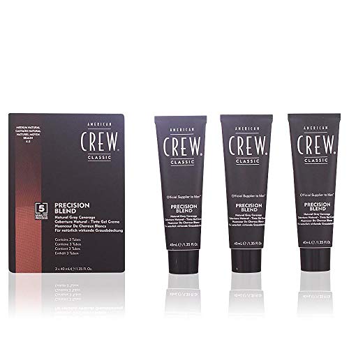 American Crew Classic Precision Blend Tinte Gel Crema (Castaño Natural) - 3 Unidades x 40 ml.